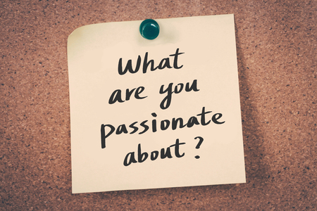 What are you passionate about?の写真素材