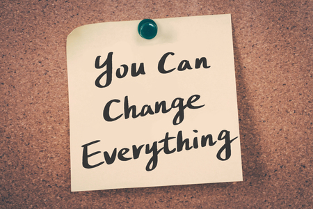 You can change everythingの写真素材