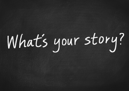 what's your story?の写真素材