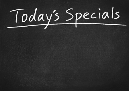 today's specialsの写真素材