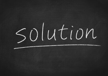 solutionの写真素材