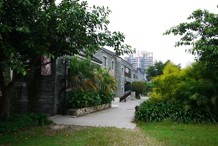 Guangzhou Lingnan Impression Gardenのeditorial素材