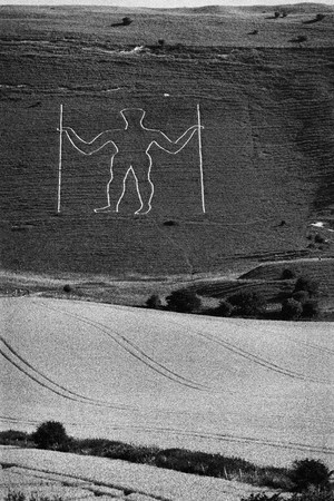 Long Man of Wilmingtonの写真素材