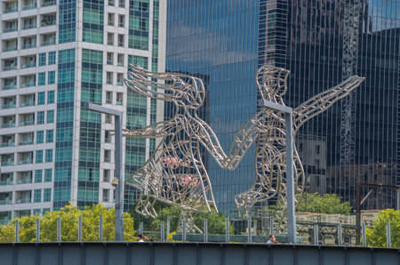 Views around Melbourne the capitol city of Victoria Australiaの写真素材