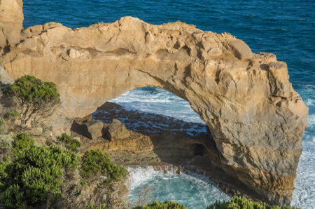 Travel along the Great Ocean Road in Victoria Australiaの写真素材
