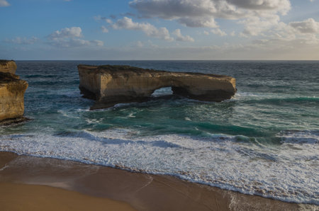 Travel along the Great Ocean Road in Victoria Australiaの写真素材