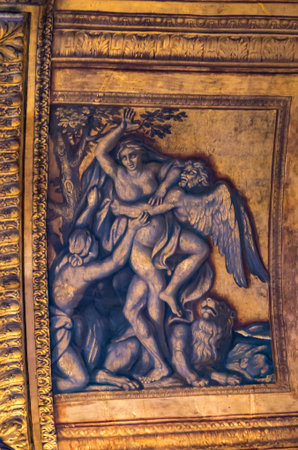Paris France 22 April 2014 The Palace of Versailles is located in Paris and was built by the French Kings.のeditorial素材
