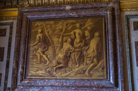 Paris France 22 April 2014 The Palace of Versailles is located in Paris and was built by the French Kings.のeditorial素材