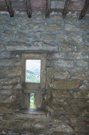 San Marino, Italy the castle of Rocca della Guaitaのeditorial素材