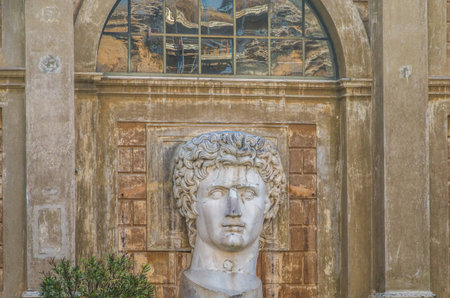 Vatican City Italy 10 May 2014 , The Vatican Museum in Rome is full of historical artworks and architectureのeditorial素材