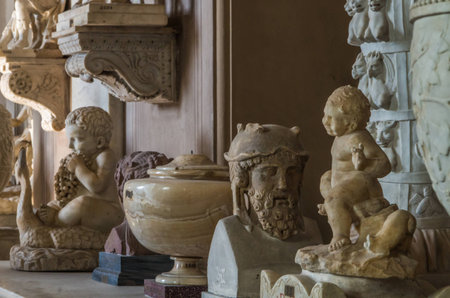 Vatican City Italy 10 May 2014 , The Vatican Museum in Rome is full of historical artworks and architectureのeditorial素材