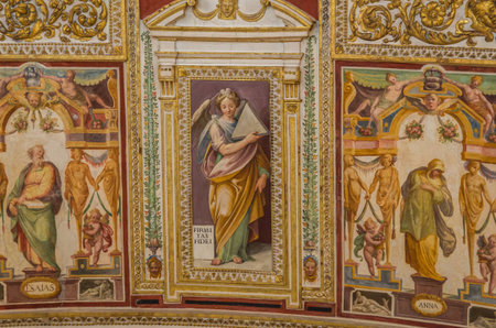 Vatican City Italy 10 May 2014 , The Vatican Museum in Rome is full of historical artworks and architectureのeditorial素材