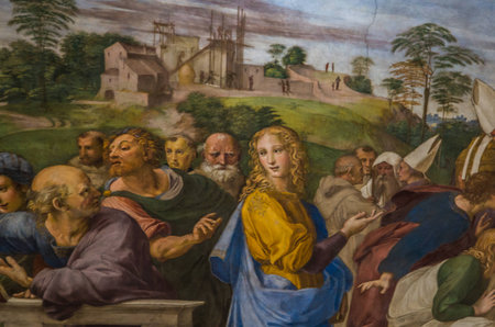 Vatican City Italy 10 May 2014 , The Vatican Museum in Rome is full of historical artworks and architectureのeditorial素材