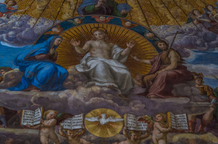 Vatican City Italy 10 May 2014 , The Vatican Museum in Rome is full of historical artworks and architectureのeditorial素材