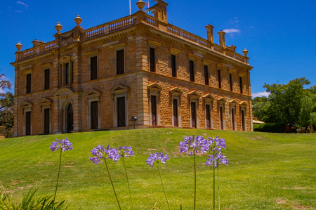 Martindale hall is a heritage listed building near Mintaro in Rural South Australiaのeditorial素材