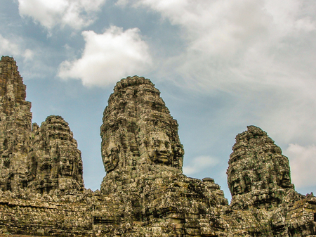 Cambodia has ancient temples and artifacts in abundance around  the city of Siem Reapのeditorial素材