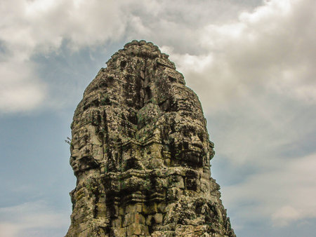 Cambodia has ancient temples and artifacts in abundance around  the city of Siem Reapのeditorial素材