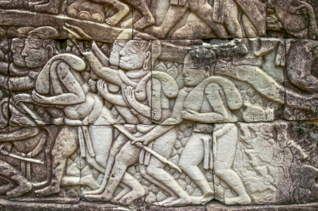 Cambodia has ancient temples and artifacts in abundance around  the city of Siem Reapのeditorial素材