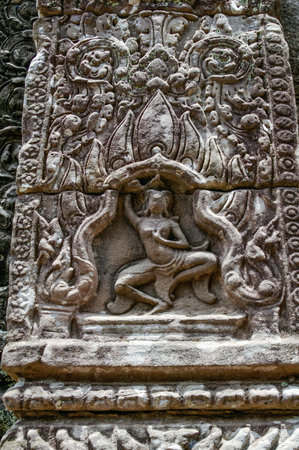 Cambodia has ancient temples and artifacts in abundance around  the city of Siem Reapのeditorial素材