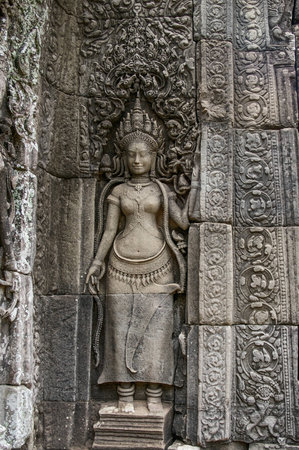 Cambodia has ancient temples and artifacts in abundance around  the city of Siem Reapのeditorial素材