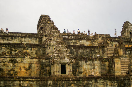 Cambodia has ancient temples and artifacts in abundance around  the city of Siem Reapのeditorial素材