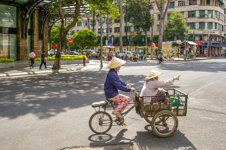 Ho Chi Minh Vietnam 19 April 2009 Ho Chi Minh City formaly known as Saigon is a beautiful city and the largest in Vietnamのeditorial素材