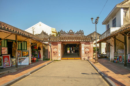 Hoi An Vietnam 17 April 2009 Hoi An is a World Heritage listed town located on the beautiful coastline of Vietnamのeditorial素材