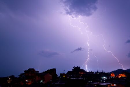 lightning boltの写真素材