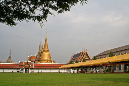 Image of the grand palace in Bangkok Thailandの写真素材