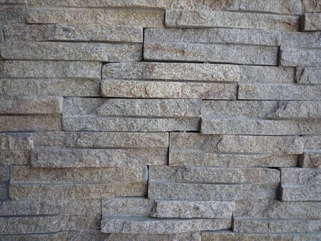 An image of a section of a stone wallの写真素材