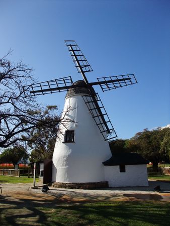 The Old Mill on Mill Point in South Perth, Western Australiaの写真素材