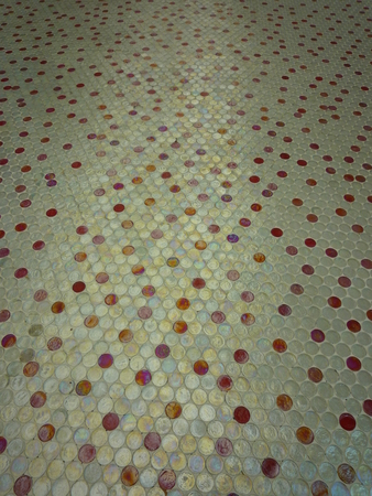 Background of the colorful ceramic glass floorの写真素材