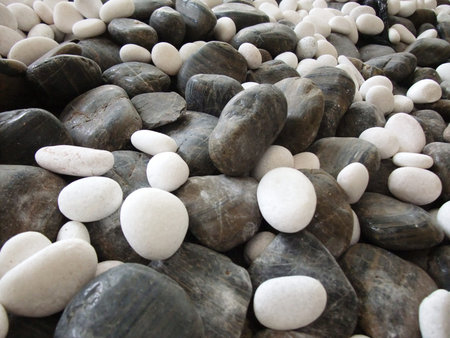 Various size of pebble stones Texture Background
