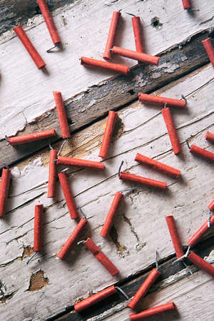 Summer: Fourth Of July Firecracker Backgroundの写真素材