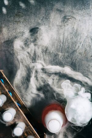 Halloween: Mad Scientist's Lab For Holidayの写真素材