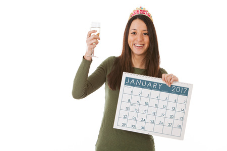 NYE: Toasting The New Year With Champagneの写真素材