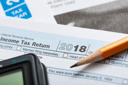 Series with current 2018 1040 tax forms.
