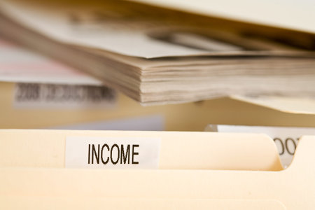 Series for US Tax season, with forms, folders and more.