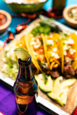 Series featuring United States' take on Mexican food for Cinco De Mayo.の写真素材