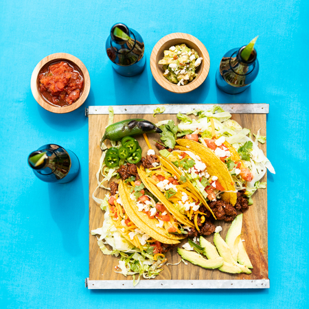 Series featuring United States' take on Mexican food for Cinco De Mayo.の写真素材