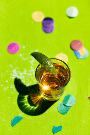 Colorful images with copyspace for Cinco De Mayo party advertising.の写真素材