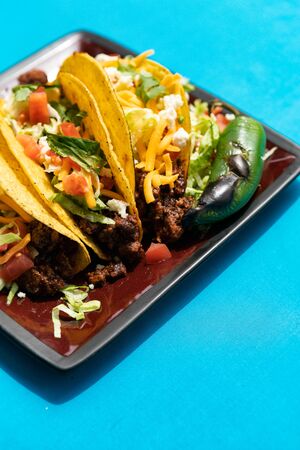 Series featuring United States' take on Mexican food for Cinco De Mayo.の写真素材