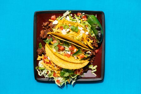 Series featuring United States' take on Mexican food for Cinco De Mayo.の写真素材