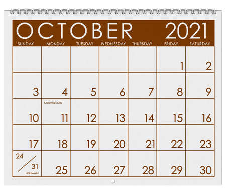 12 image series of months on the year in a 3d rendered calendar. January, February, March, April, May, June, July, August, September, October, November, December.の写真素材