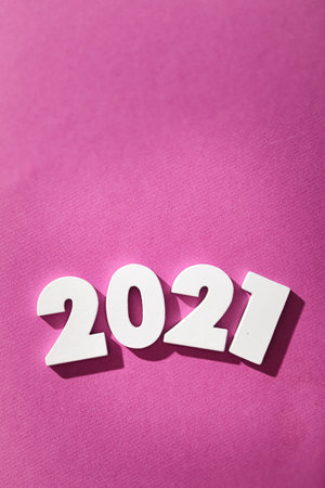 Extensive series celebrating the new year with bright colors and confetti.の写真素材