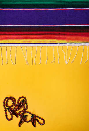 Series with food, drinks and other items to make a festive background for Cinco De Mayo.の写真素材