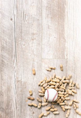 Image with copyspace, good for baseball or summer themed design and advertising.