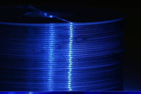 Stack of DVD'sの写真素材