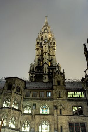 The Neues Rathaus in Munichの写真素材