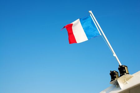 Waving French Flagの素材 [FY310572074]